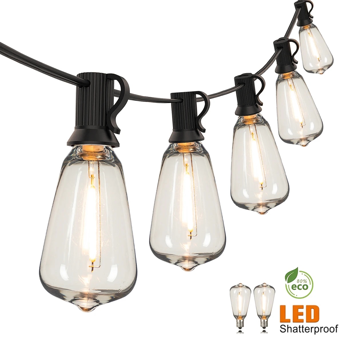 Smart Garden Hub - Guirnalda de luces ST38 para exteriores,