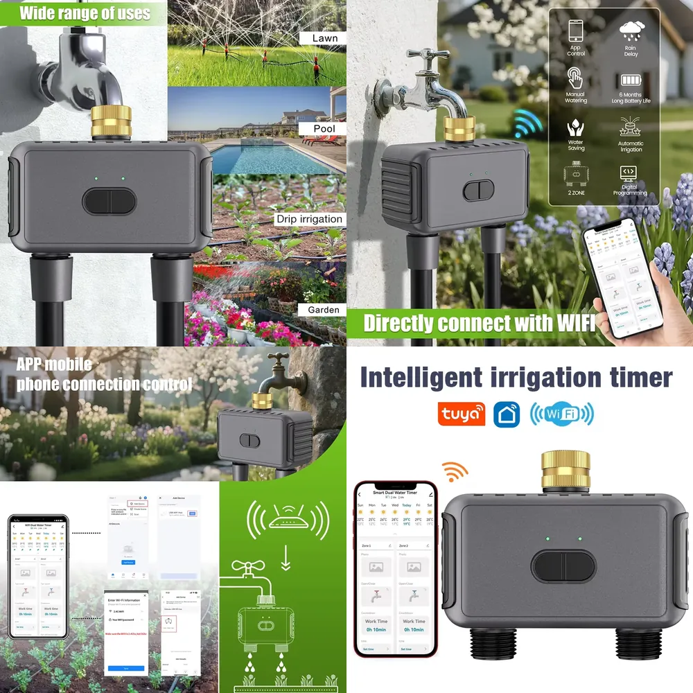 Smart Garden Irrigation - Temporizador de Riego Inteligente WAP01 con
