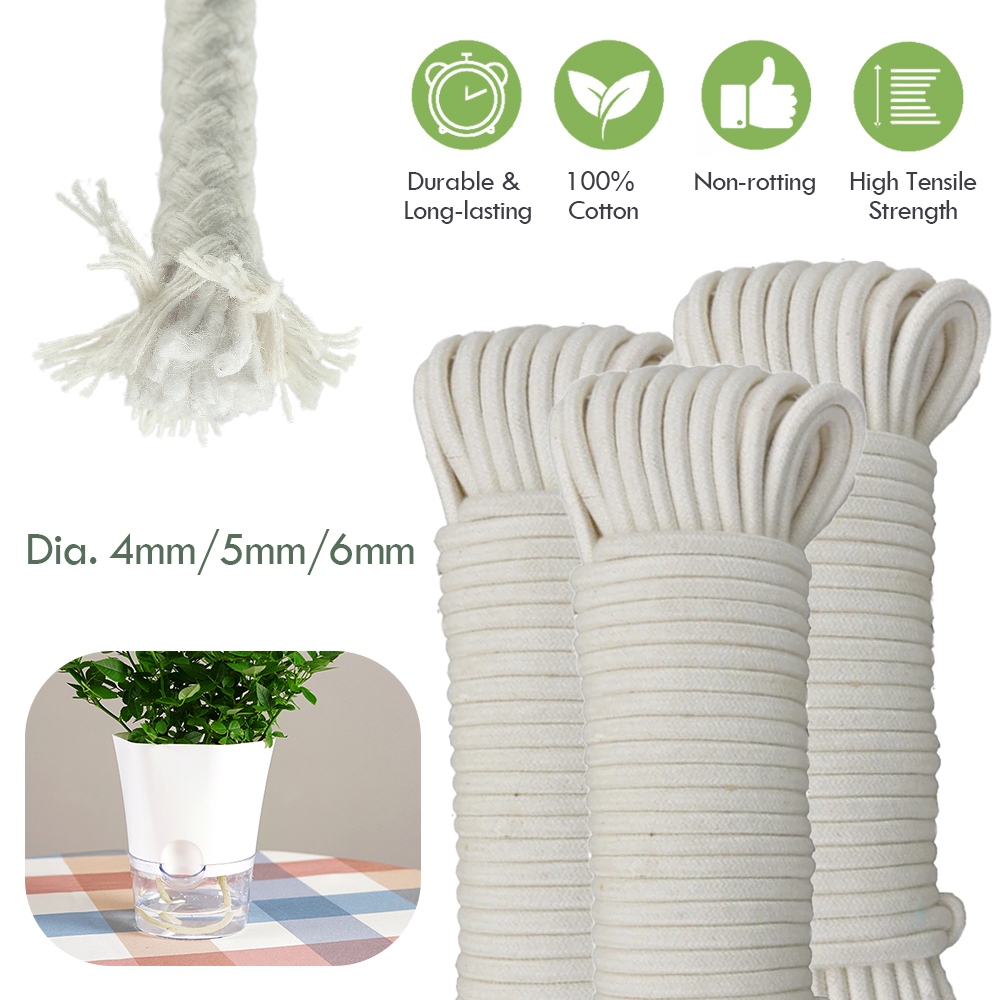 Smart Garden Technology - Cordón de mecha de algodón de