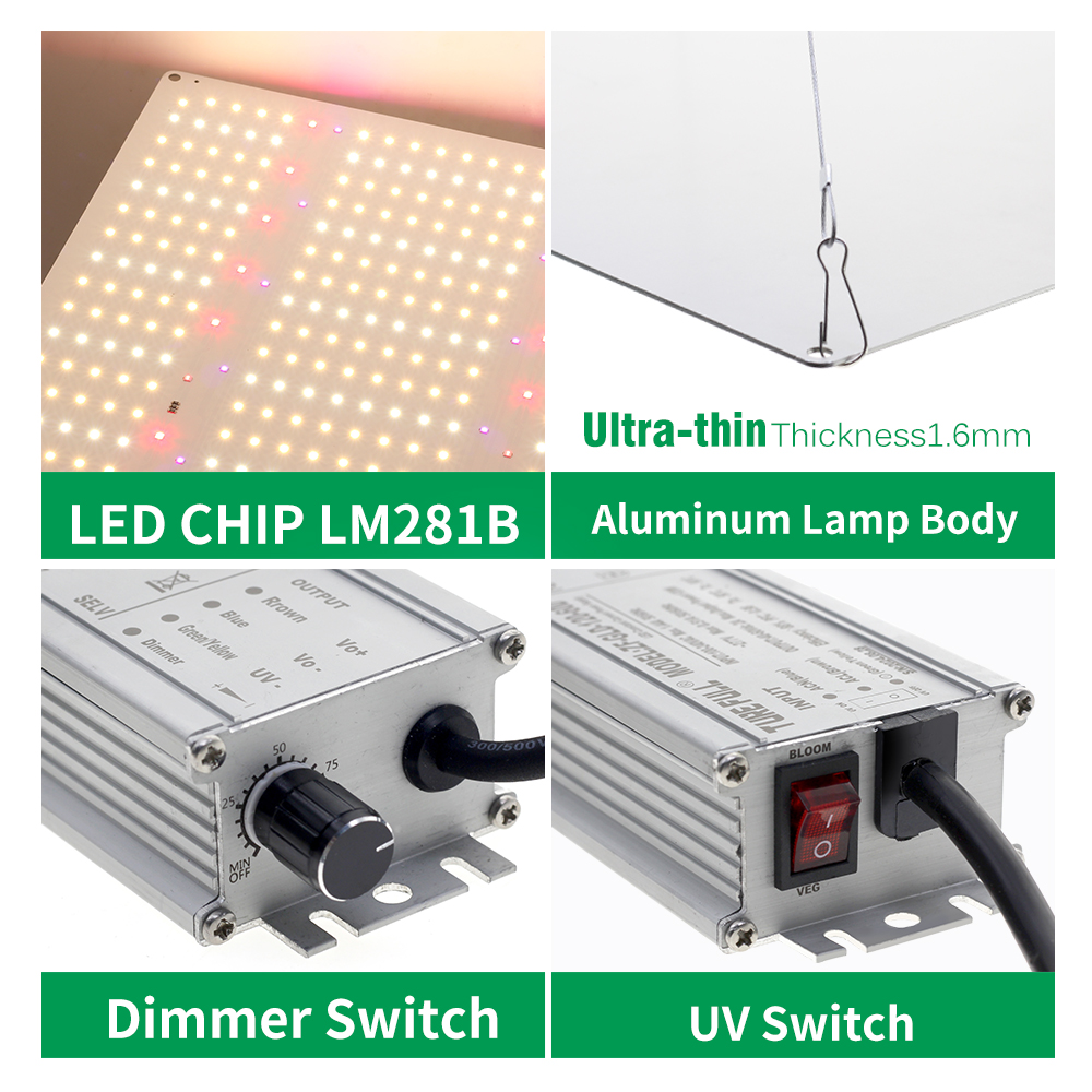 Lámpara de Cultivo Interior pa - Led Plant Light Strip reseña y precio