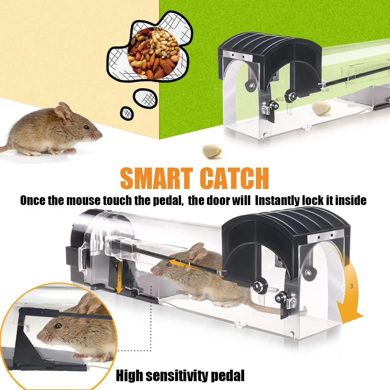 Trampa para roedores de plásti - Smart Garden Indoor reseña y precio