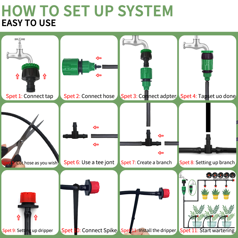Sistema de riego por microgote - Smart Garden Technology reseña y precio