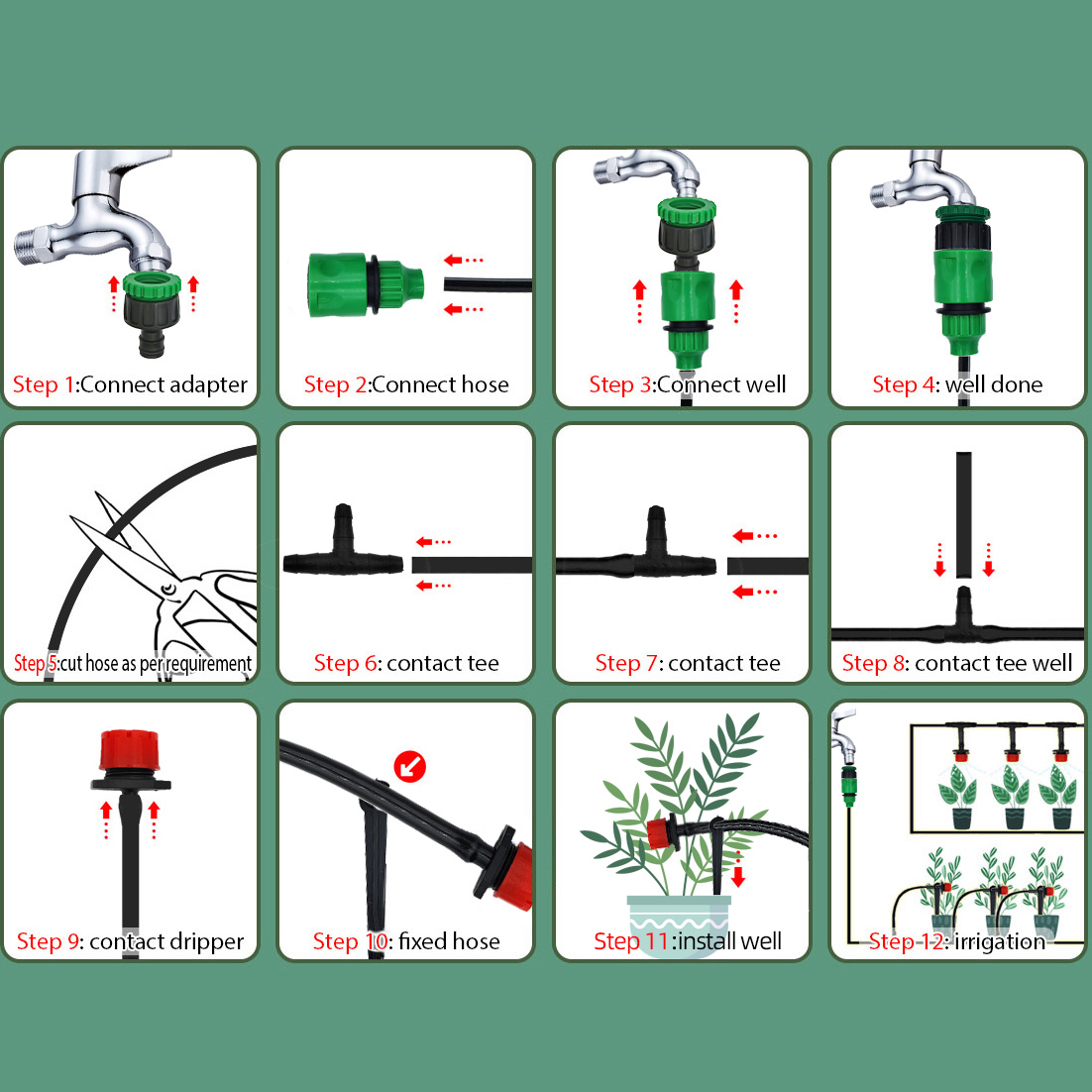 Sistema de riego por goteo par - Smart Garden Technology reseña y precio