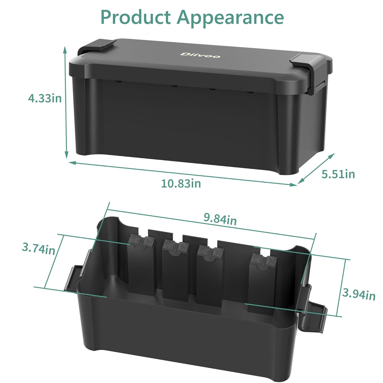 Diivoo-caja eléctrica impermea - Smart Garden Hub reseña y precio