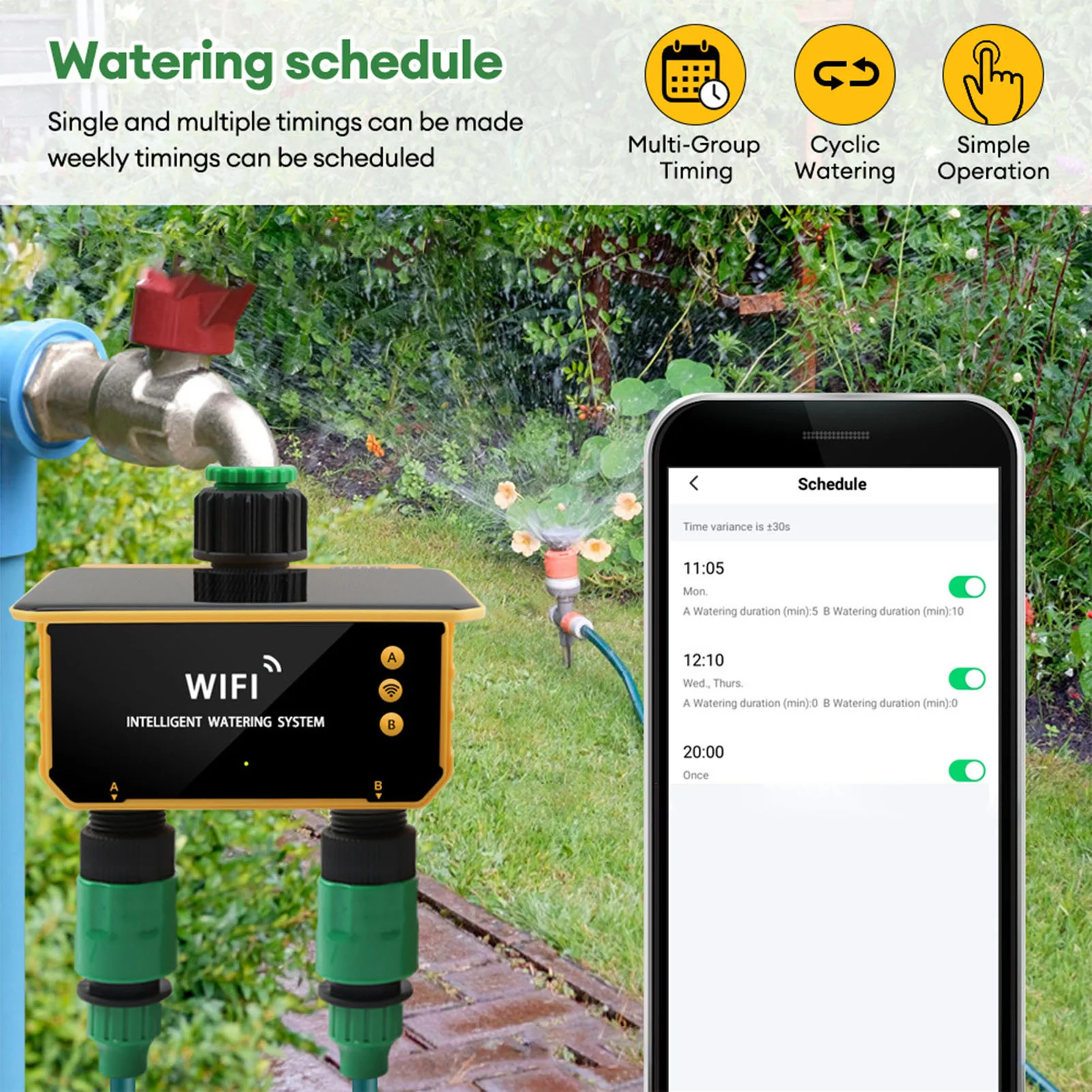 Temporizador de Riego Intelige - Smart Garden Irrigation reseña y precio