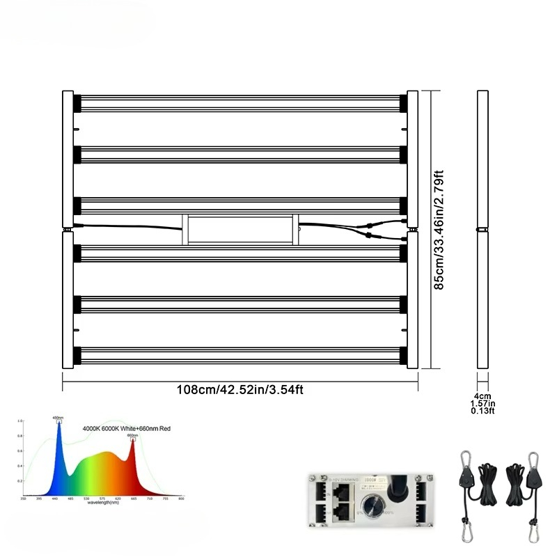 Lámpara LED de Cultivo Comerci - Led Plant Light Strip reseña y precio