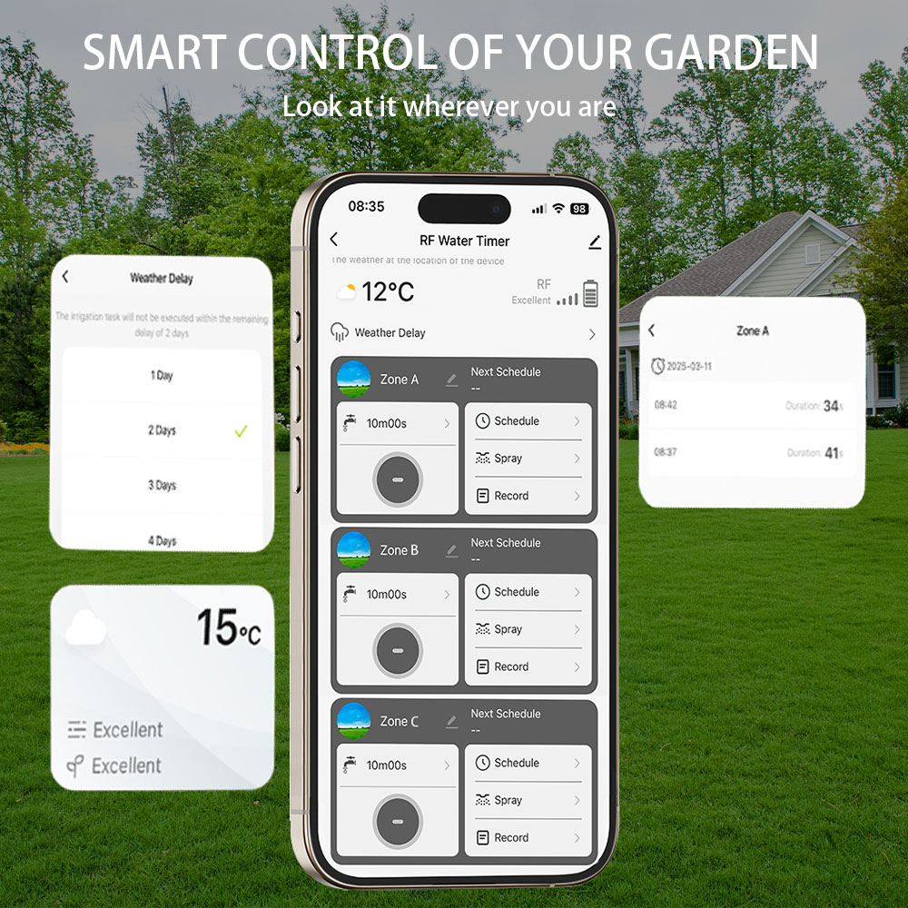 Temporizador de agua Tuya Wifi - Smart Garden Irrigation reseña y precio