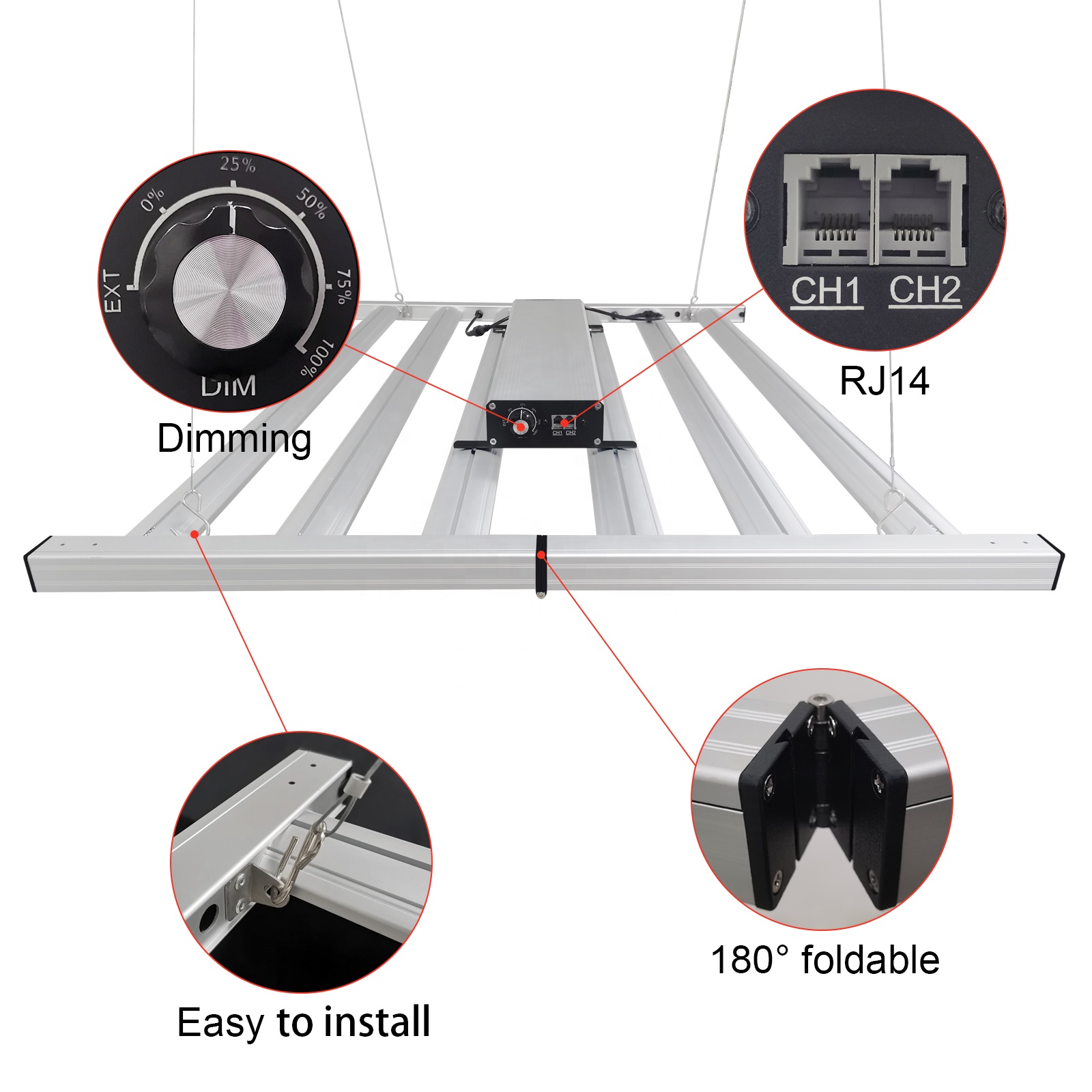 Liweida - Barra de Luces LED P - Led Plant Light Strip reseña y precio