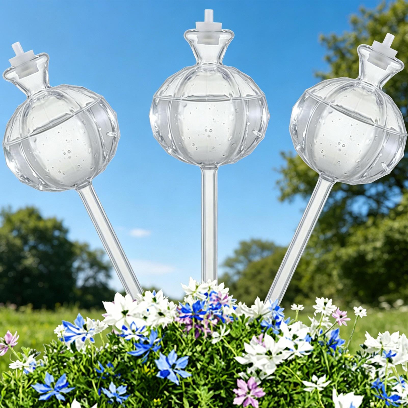Estacas de riego para plantas, - Plant Watering Globe reseña y precio